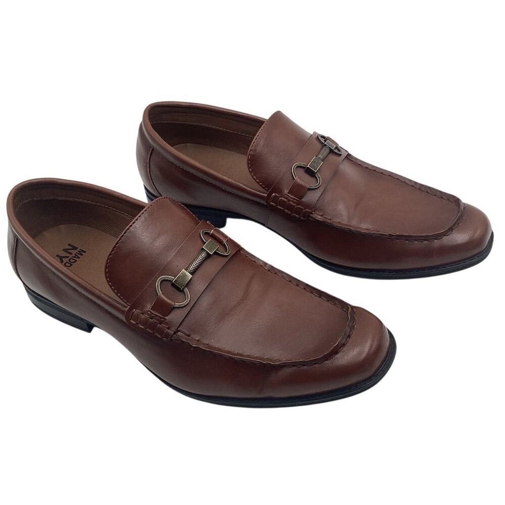 Madden NYC Men's Gunner‎ Slip-On Loafers Size 12 Cognac Brown Casual